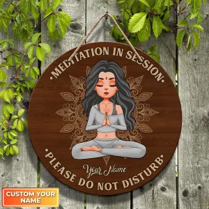 Custom Wooden Sign - Yoga - 1185