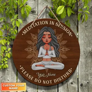 Custom Wooden Sign - Yoga - 1186