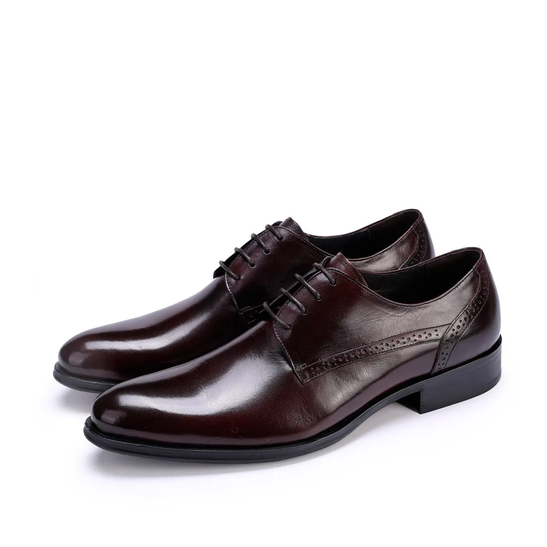 Customized British Lace up Men's Business Formal Leather Shoes Top Layer Cowhide Wedding Shoes Men23107