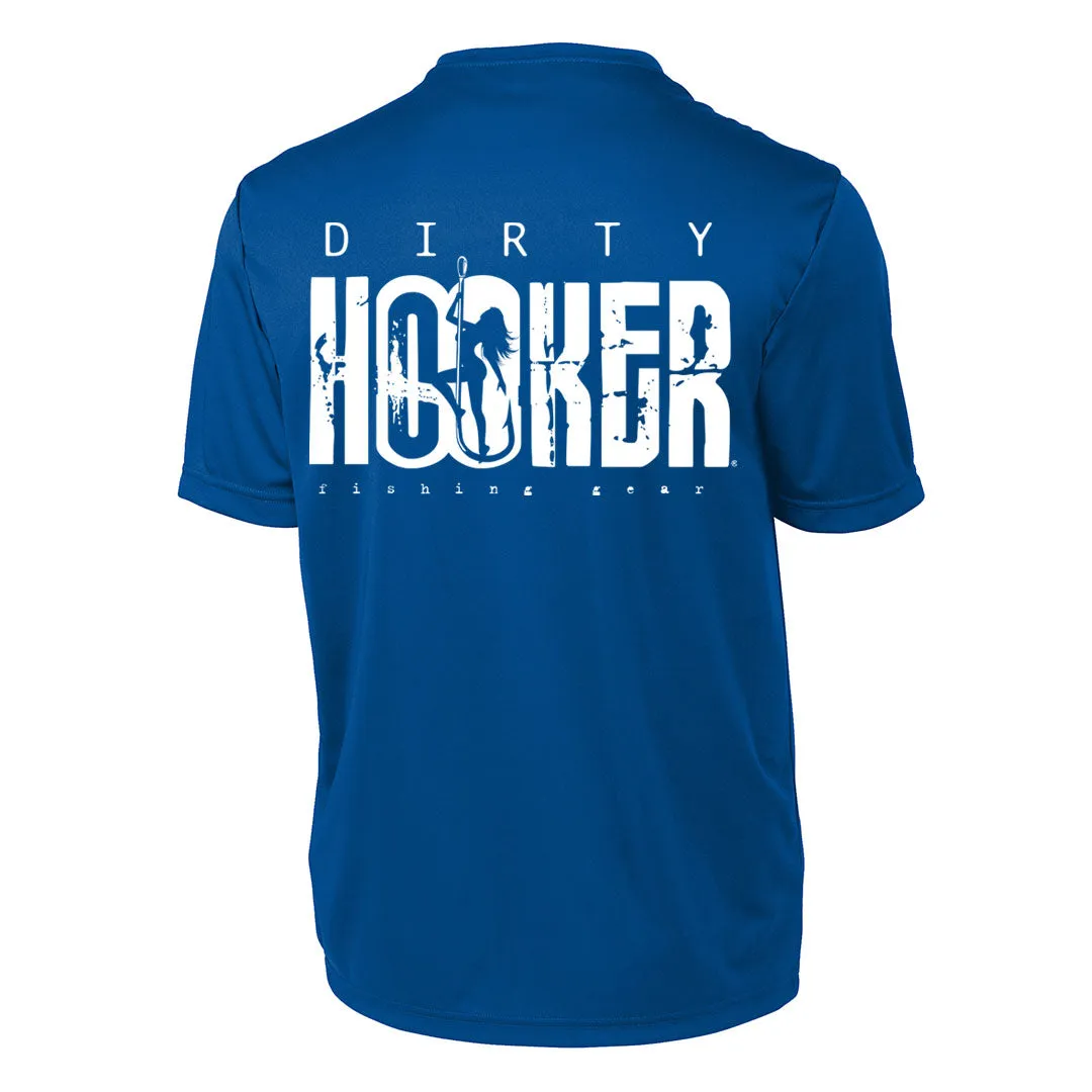 Dirty Hooker Classic White Short Sleeve Dry Fit
