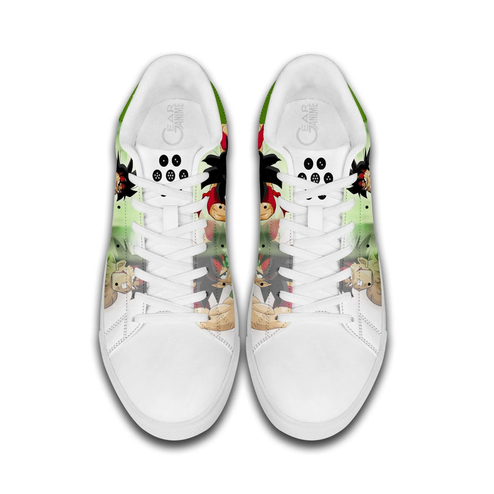 Dragon Ball Bardock Skate Sneakers Custom Anime Shoes