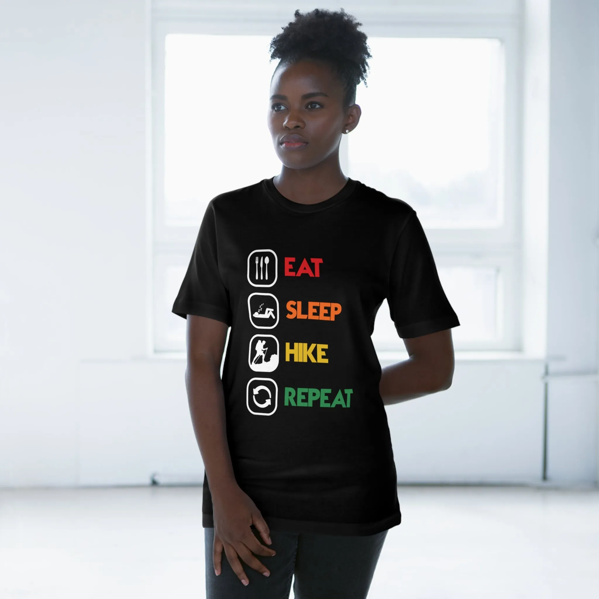 EAT SLEEP HIKE REPEAT TEE