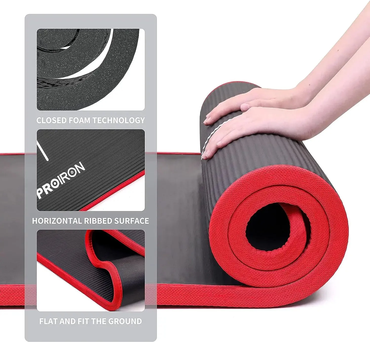 Edge-Protection Yoga Mat (10mm Thick)