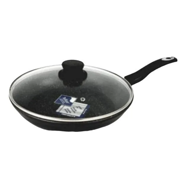 Fig Frypan With Glass Lid Non-Stick 24cm