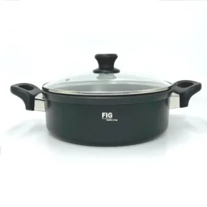 FIG Non-Stick Multipurpose Pan 28cm With Glass Lid