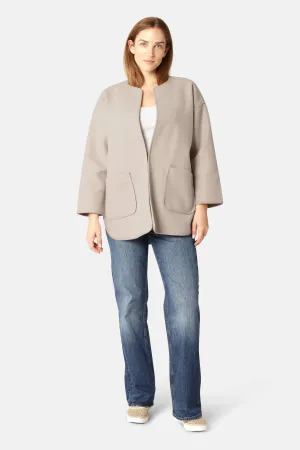 Filtad Casual Jacka - White Pepper