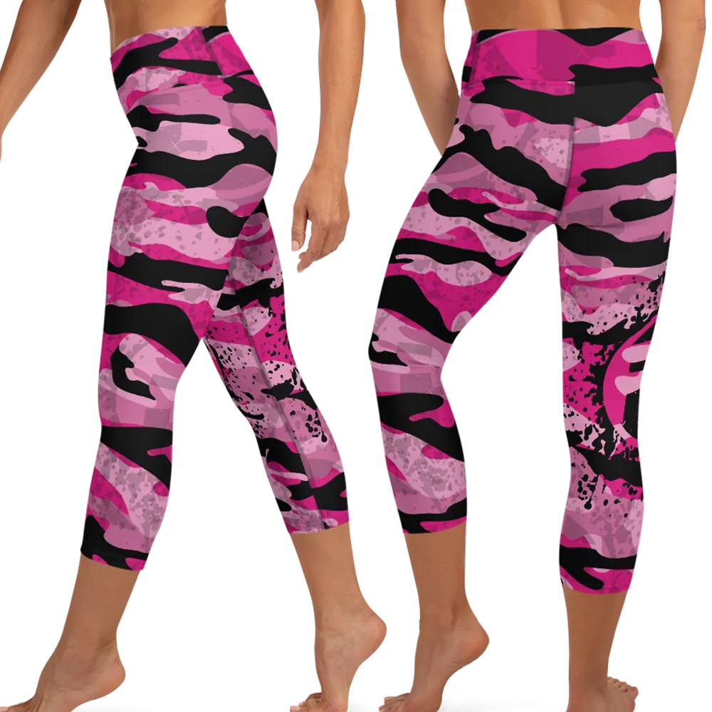 Fit Bitch - Yoga Capris - Camo