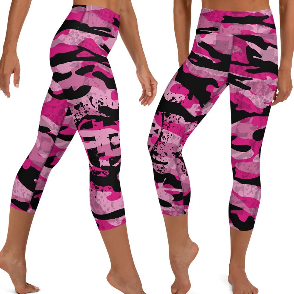 Fit Bitch - Yoga Capris - Camo