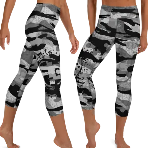 Fit Bitch - Yoga Capris - Camo