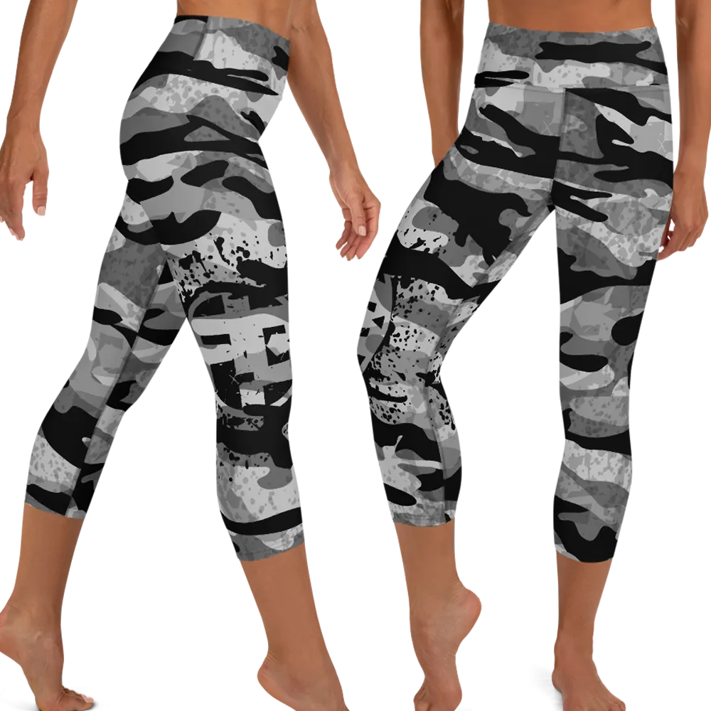 Fit Bitch - Yoga Capris - Camo