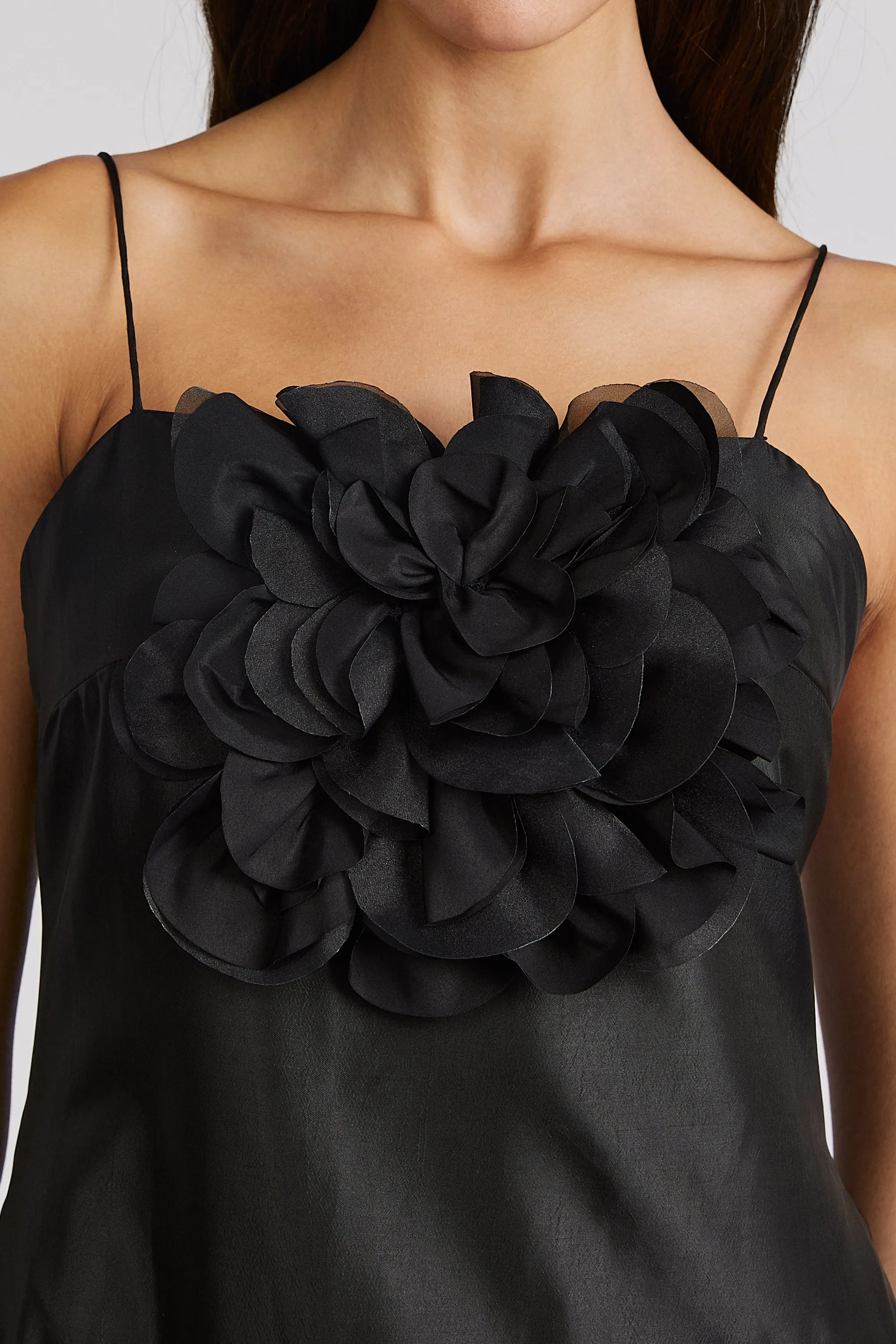 FLORAL APPLIQUE DRESS