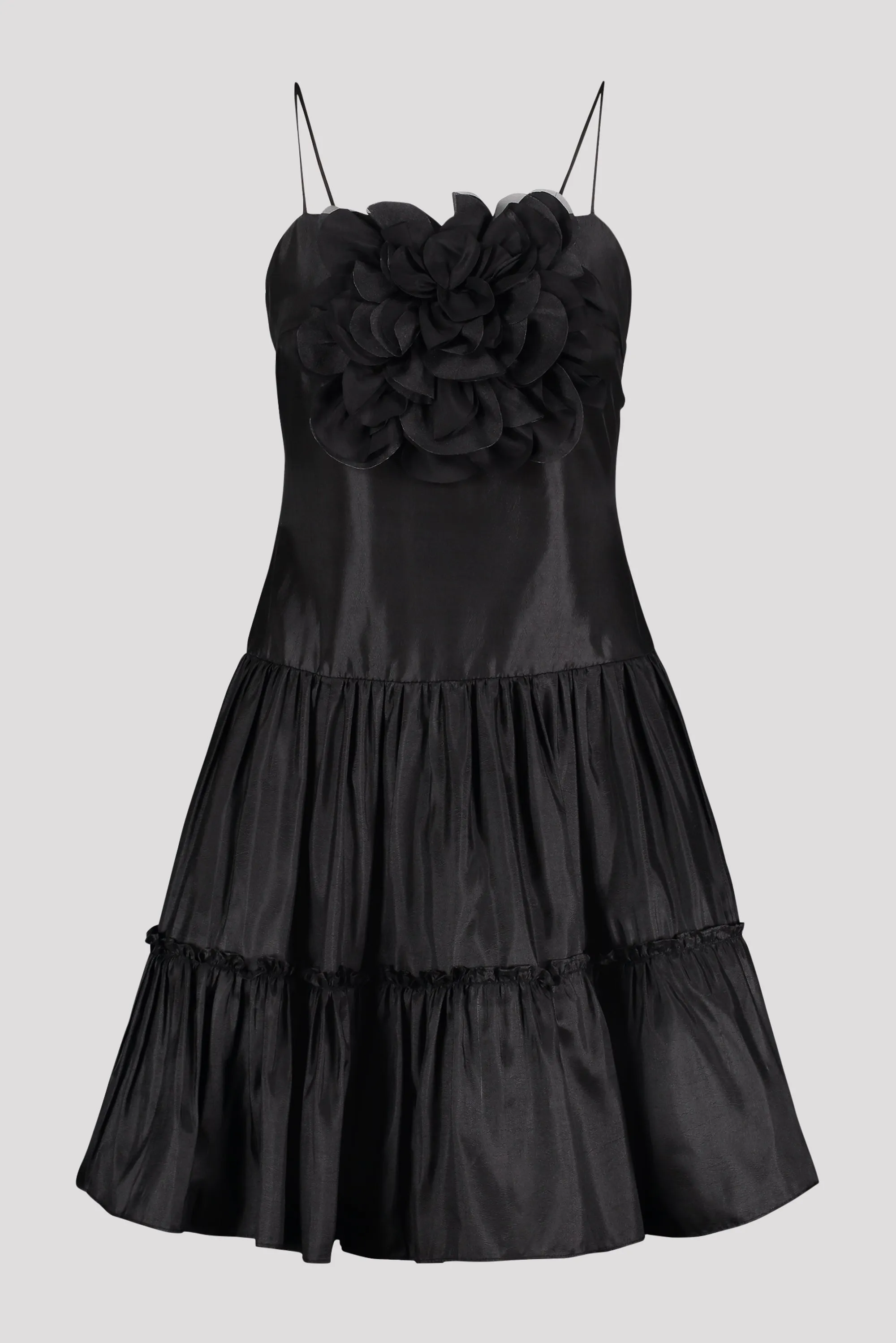 FLORAL APPLIQUE DRESS