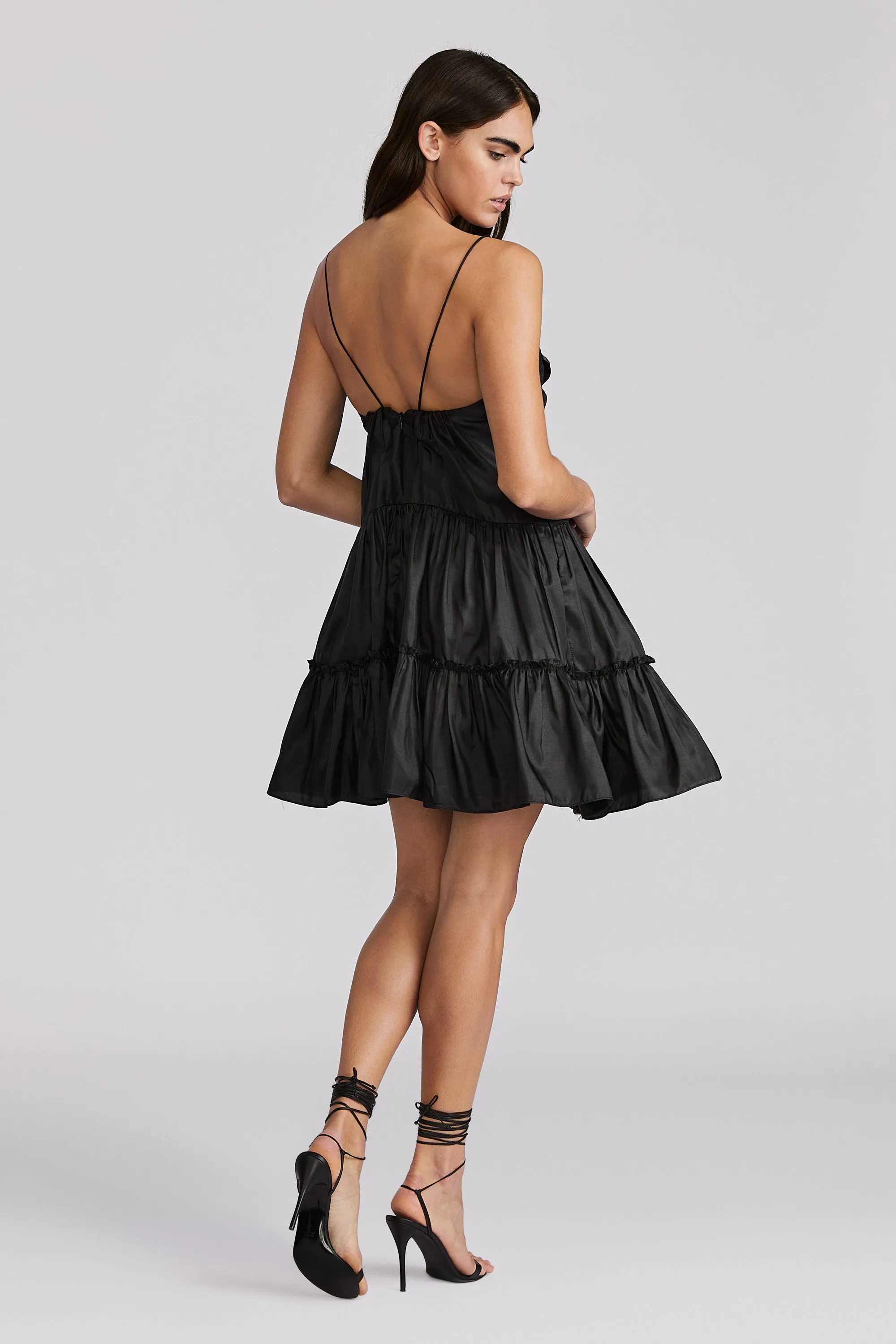 FLORAL APPLIQUE DRESS
