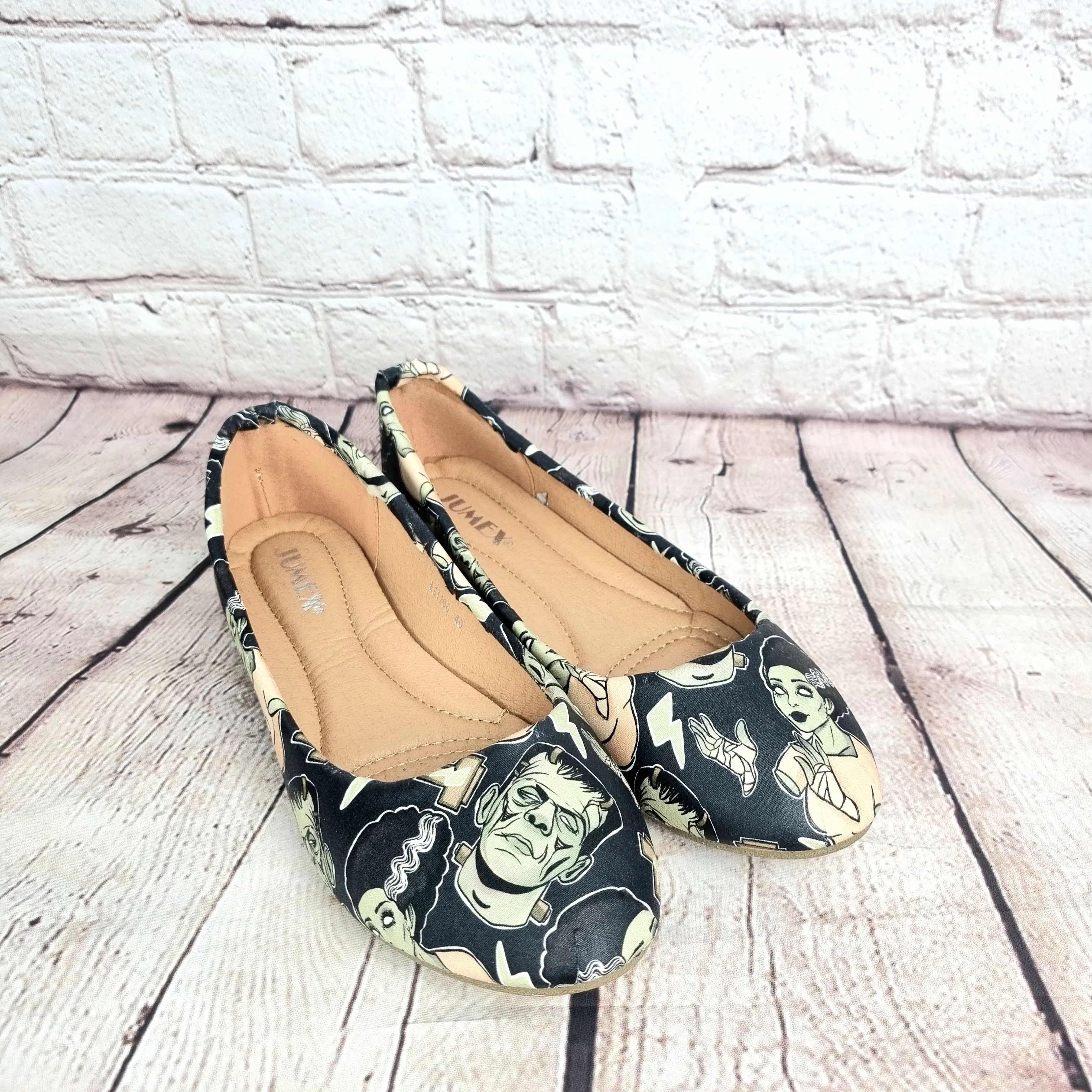 Frankenstein and The Bride women dolly pumps