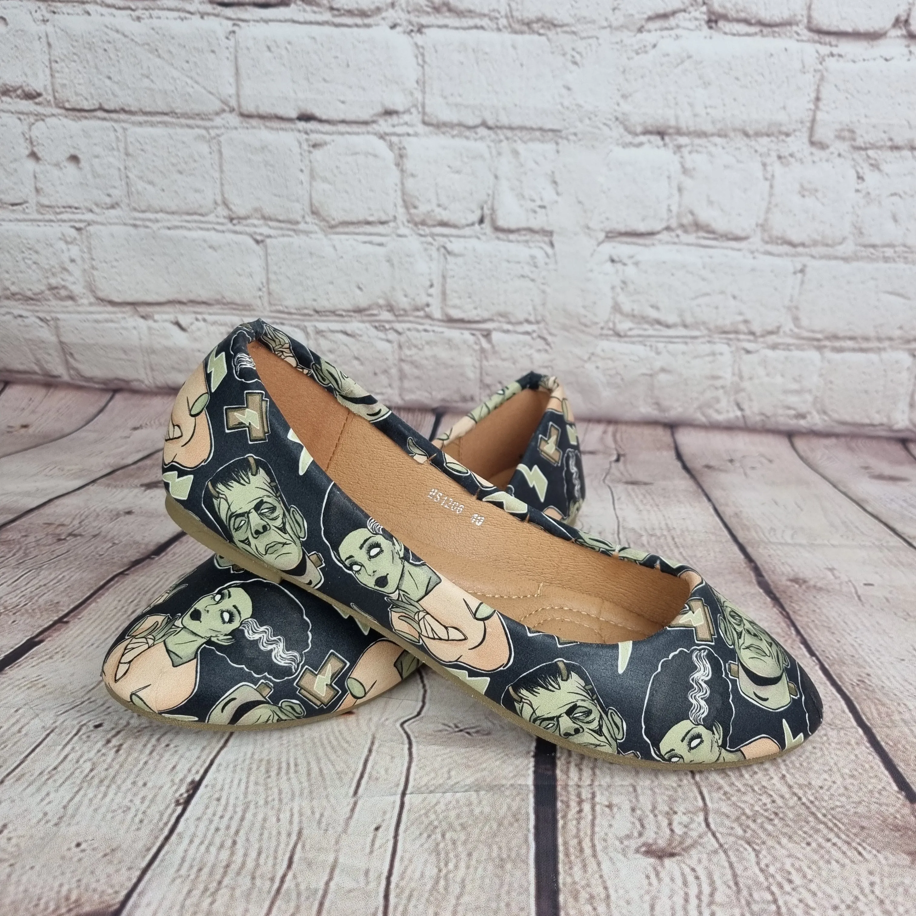 Frankenstein and The Bride women dolly pumps