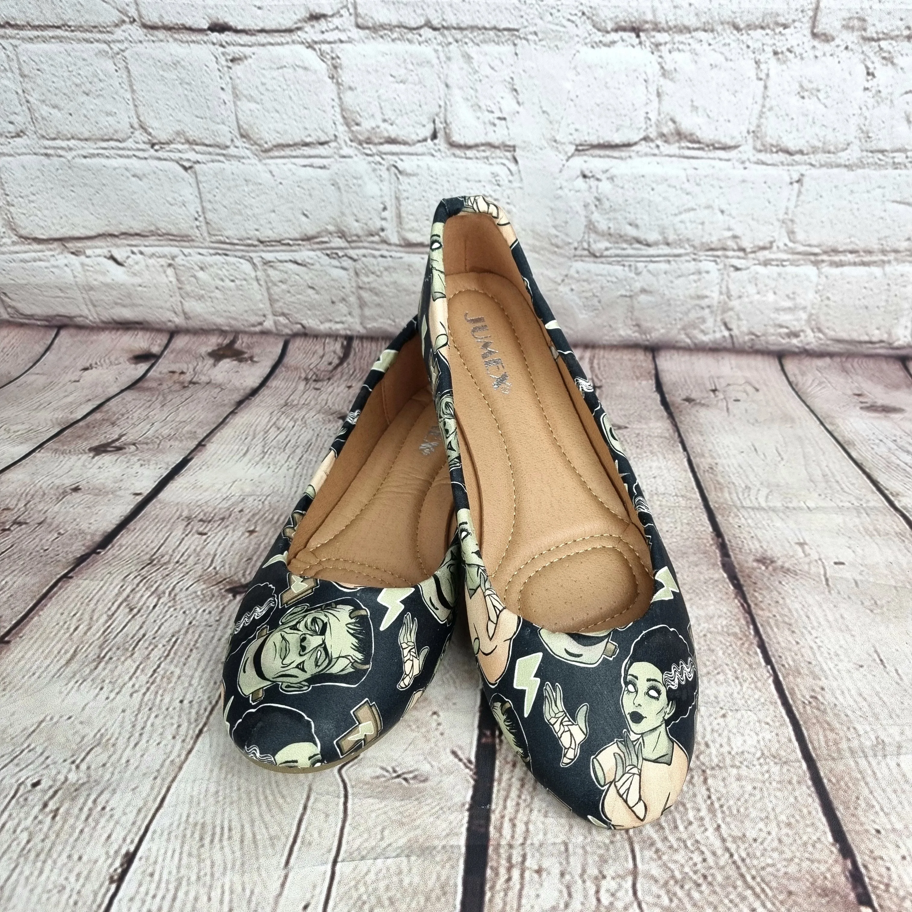 Frankenstein and The Bride women dolly pumps