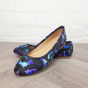 Galaxy Bats women dolly pumps