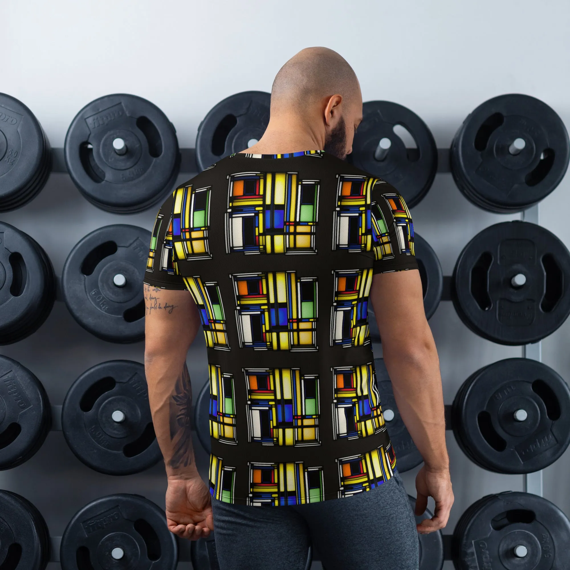 Game On #3 All-Over Print Men's Athletic T-shirt