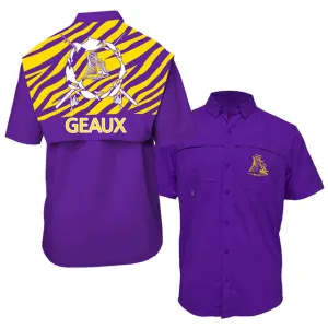 GEAUX Short Sleeve Button Up (SSBU1)
