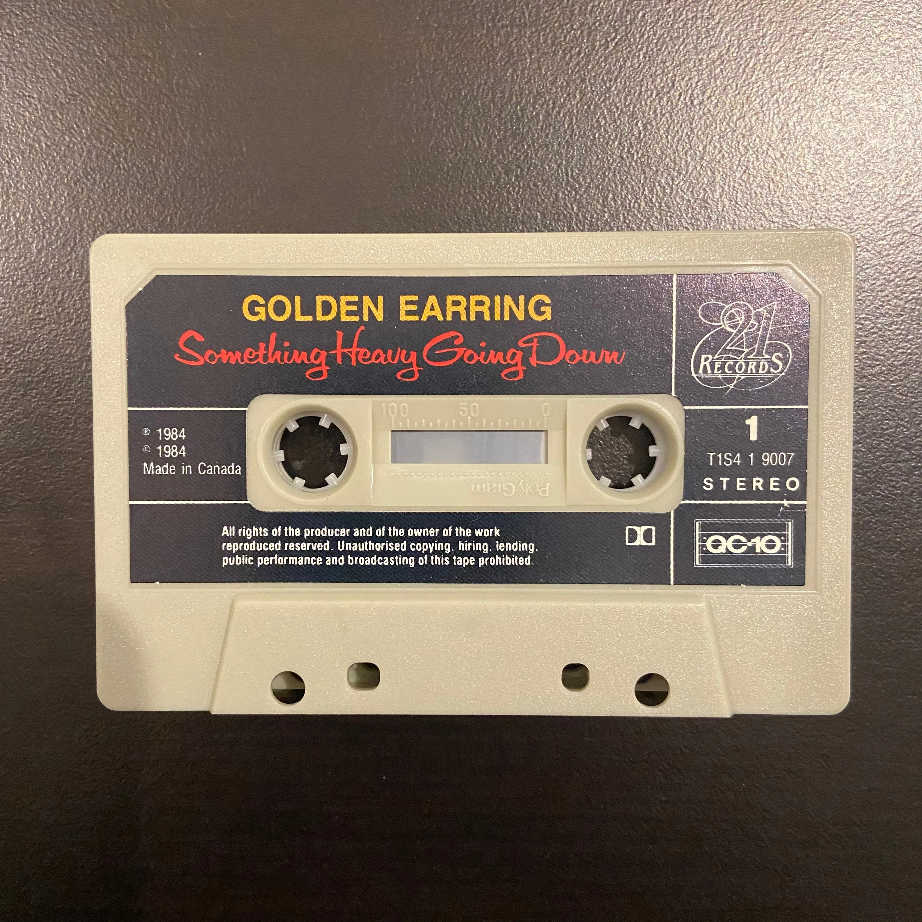Golden Earring: Something Heavy Going Down (Cassette)