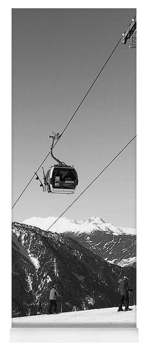 Gondola Black and White - Yoga Mat