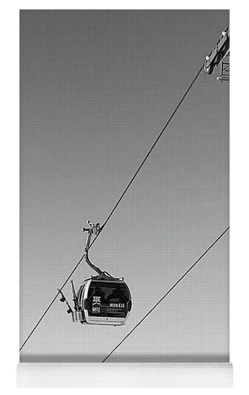 Gondola Black and White - Yoga Mat