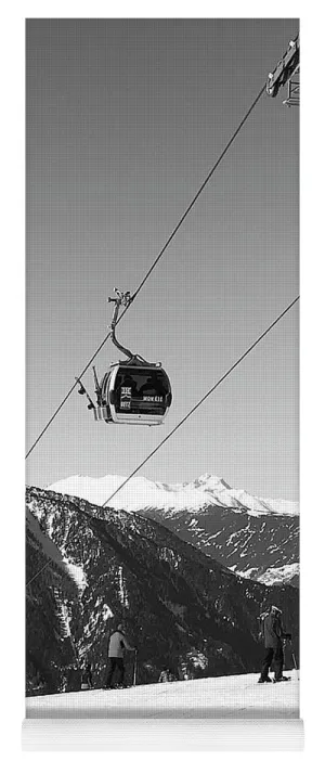 Gondola Black and White - Yoga Mat