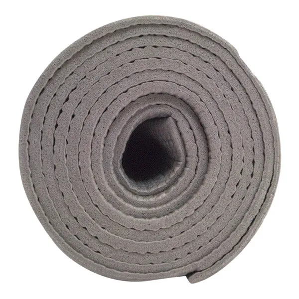 Grå yogamåtte 4 mm