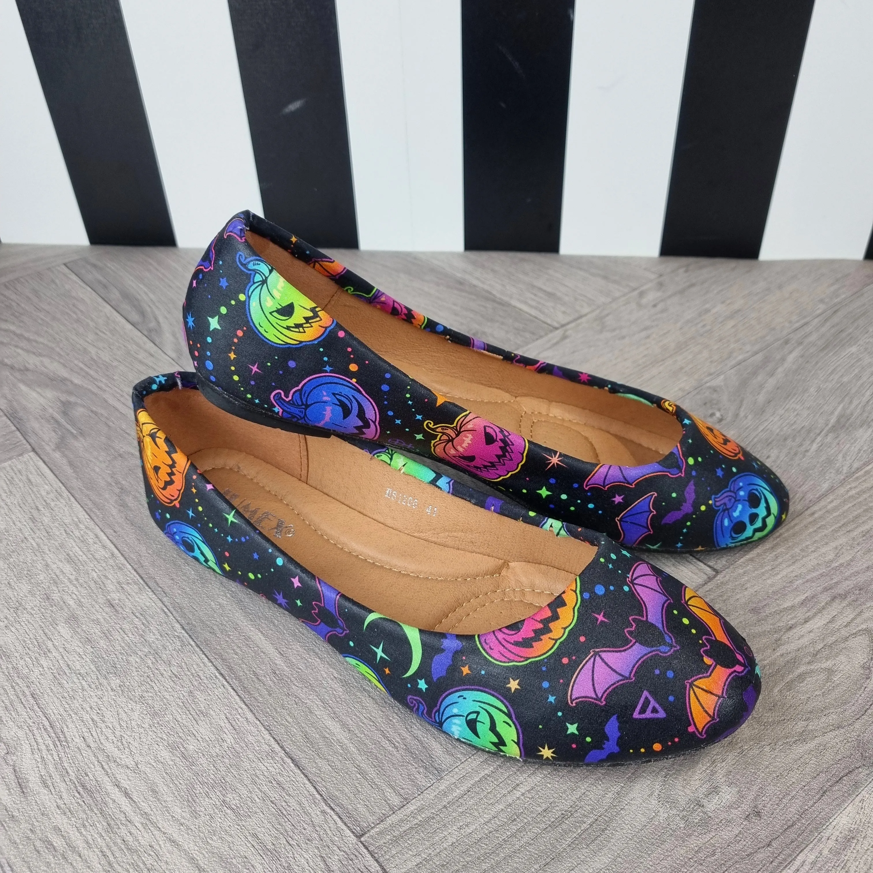 Halloween Bats women dolly pumps