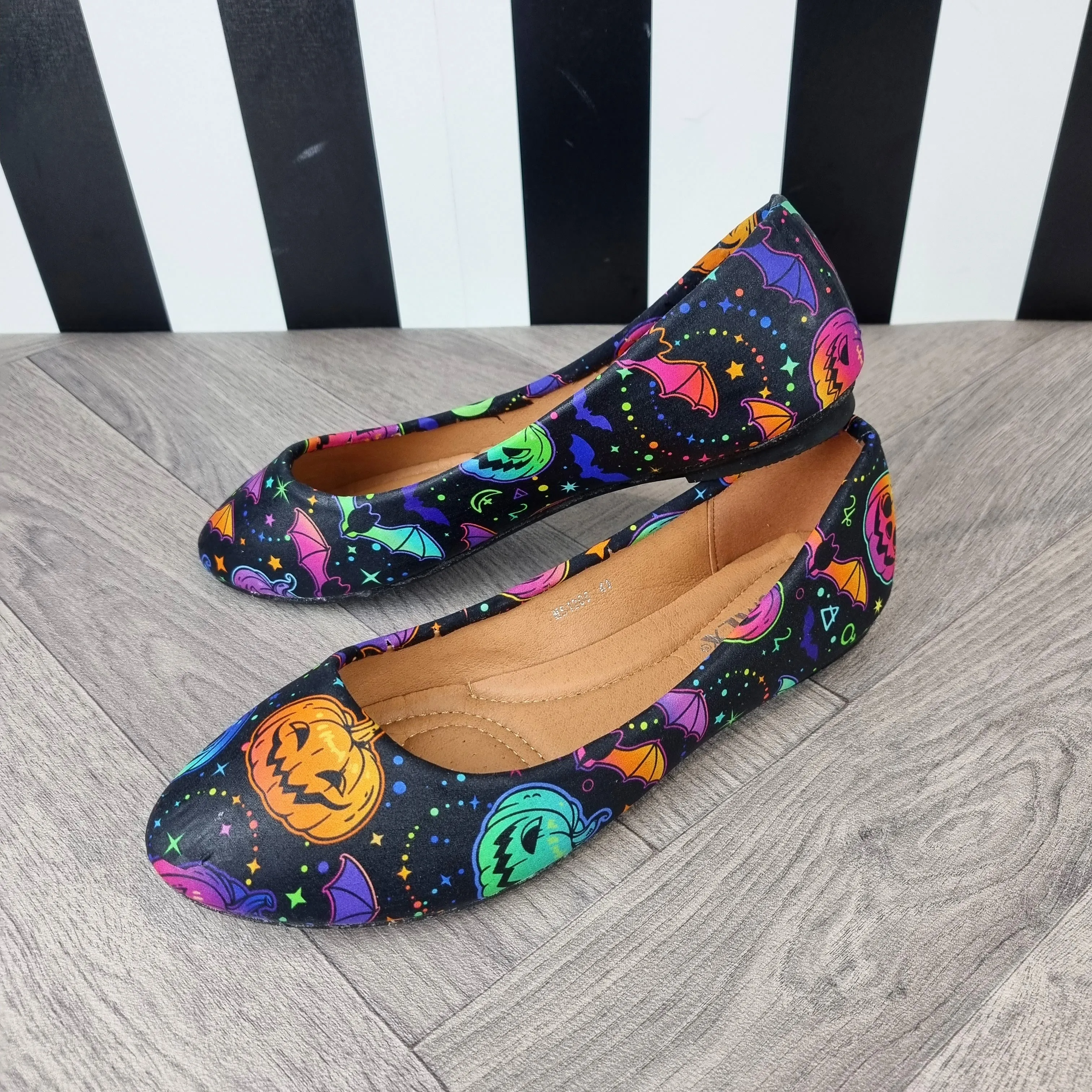 Halloween Bats women dolly pumps