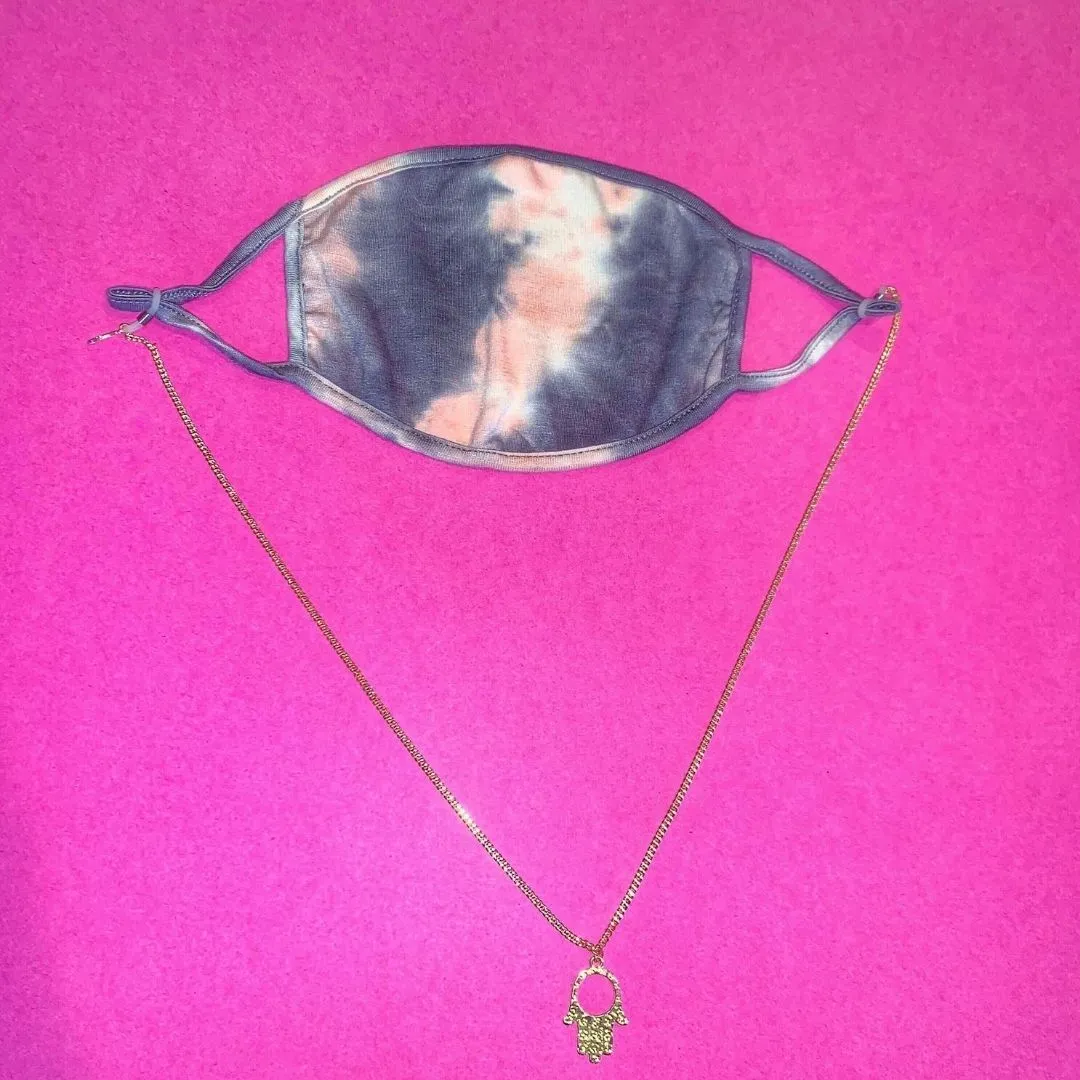 Hamsa Gold Mask Chain