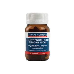 Hi-Strength Q10 Absorb 150mg 30 capsules