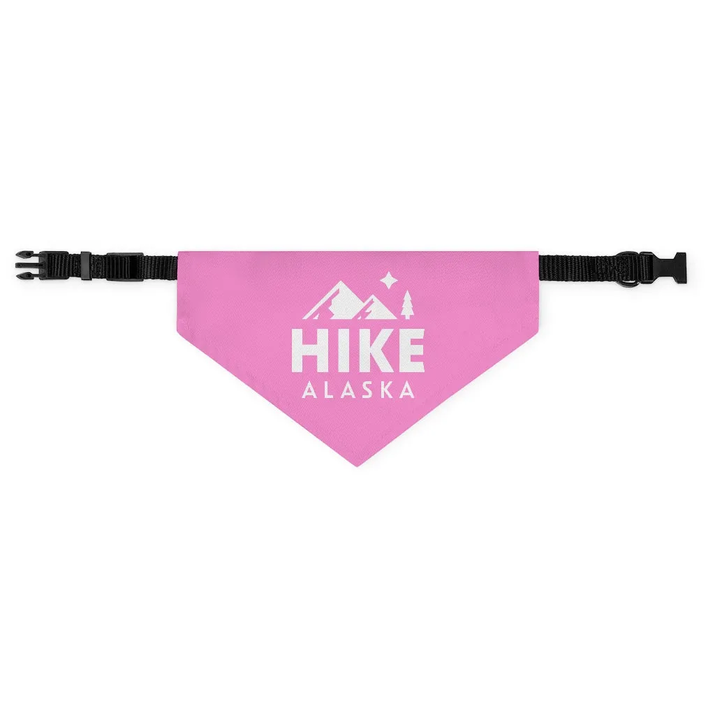 Hike Alaska Pet Bandana Collar - Pink