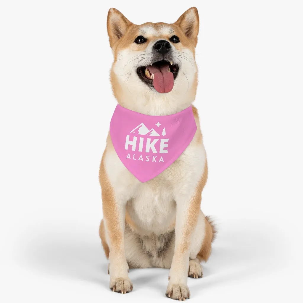 Hike Alaska Pet Bandana Collar - Pink