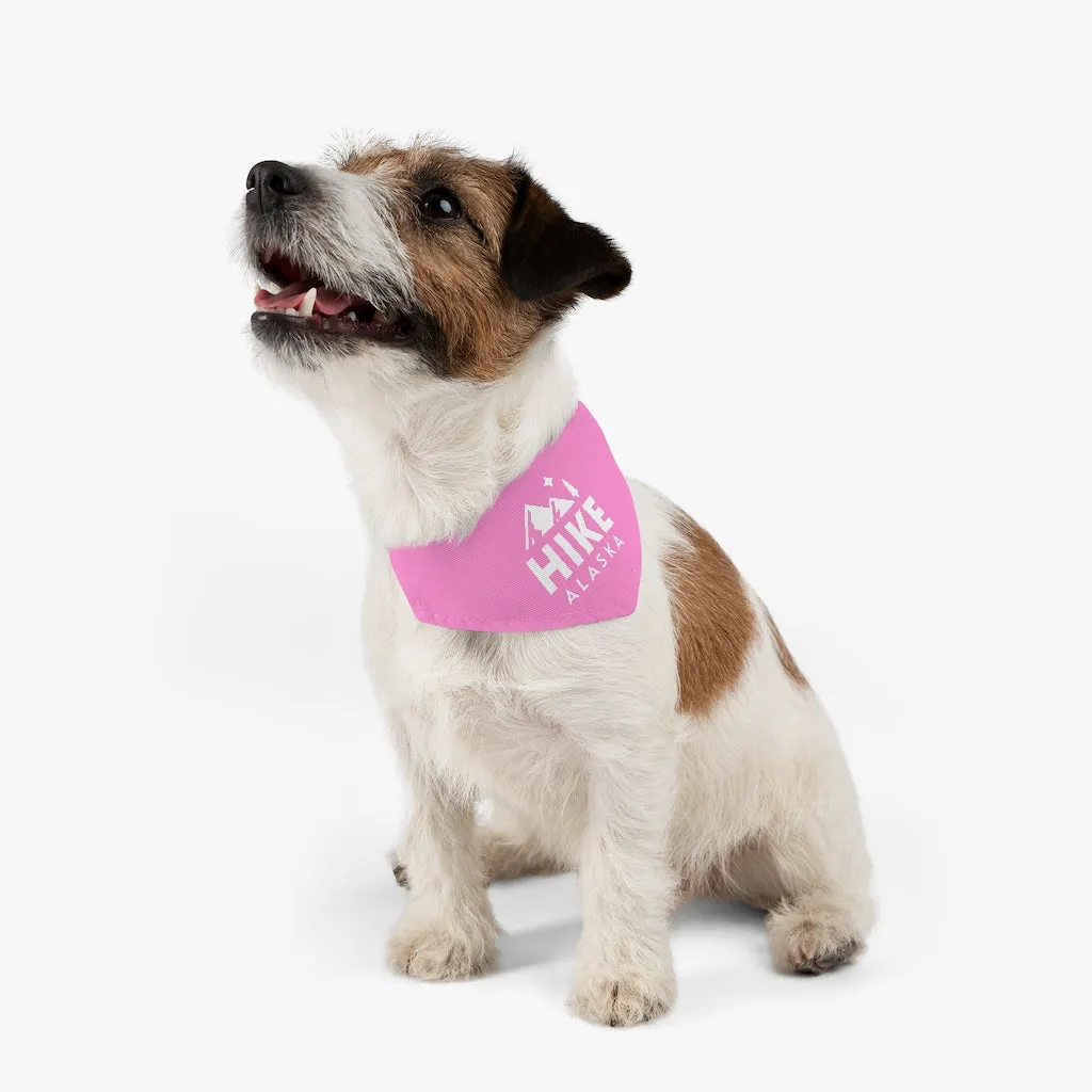 Hike Alaska Pet Bandana Collar - Pink