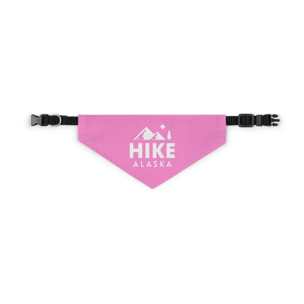 Hike Alaska Pet Bandana Collar - Pink