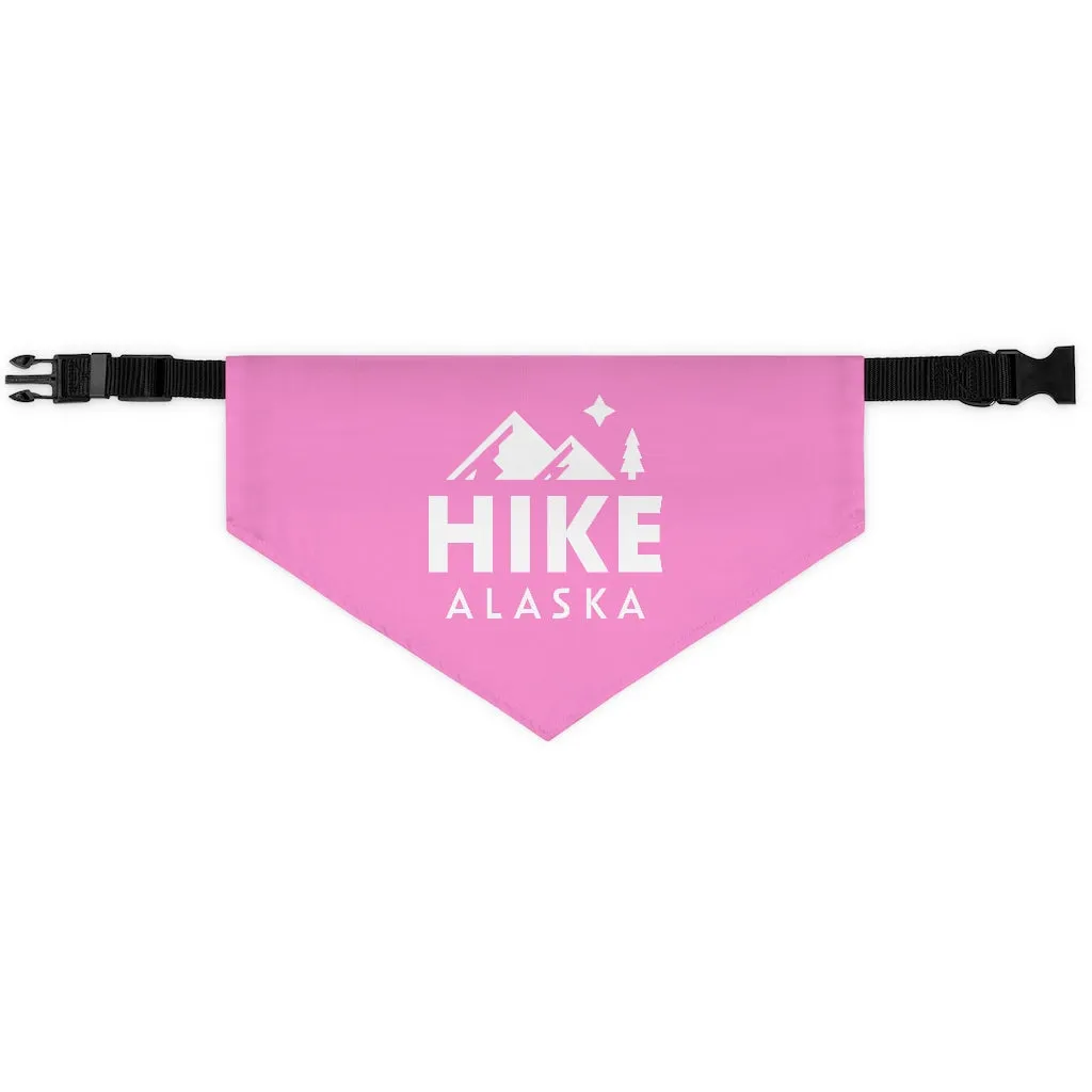 Hike Alaska Pet Bandana Collar - Pink