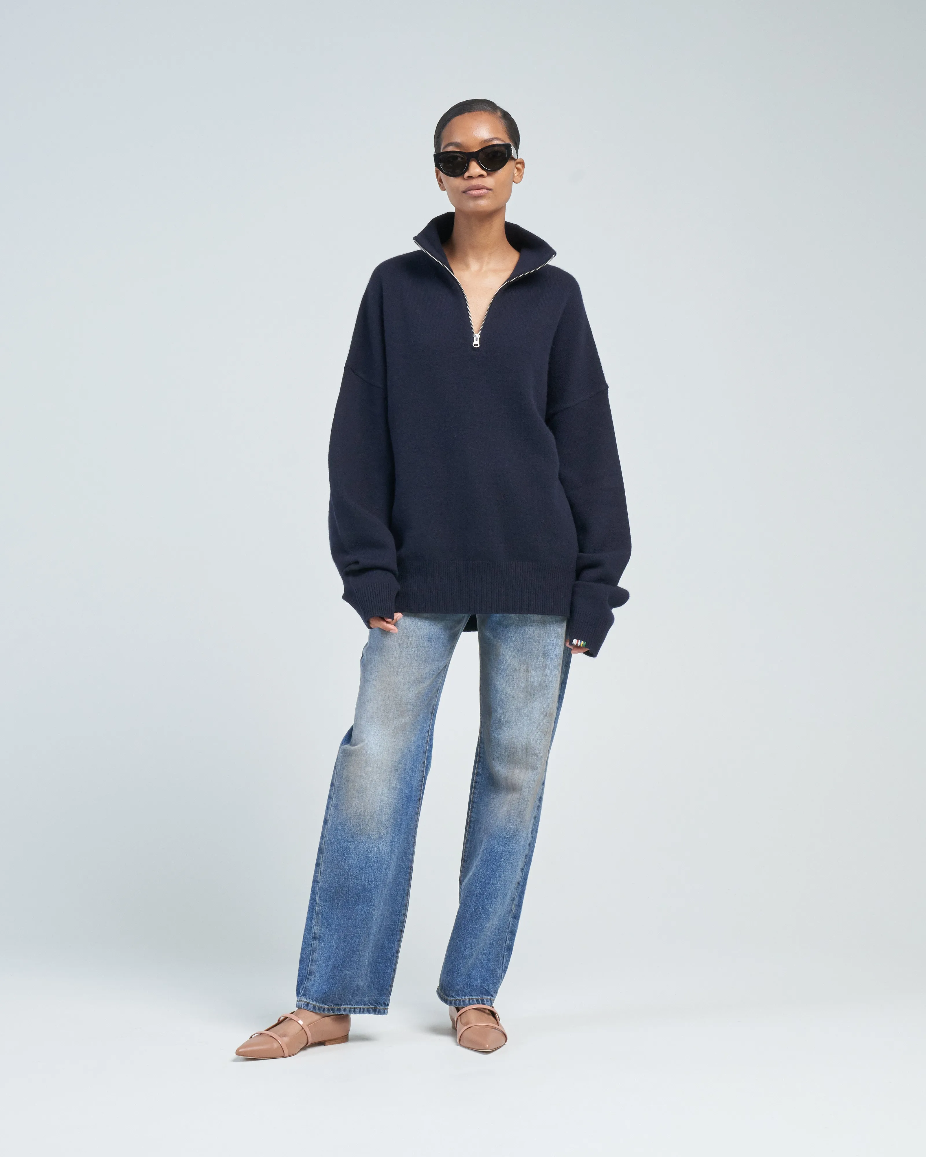 hike oversized quarter zip