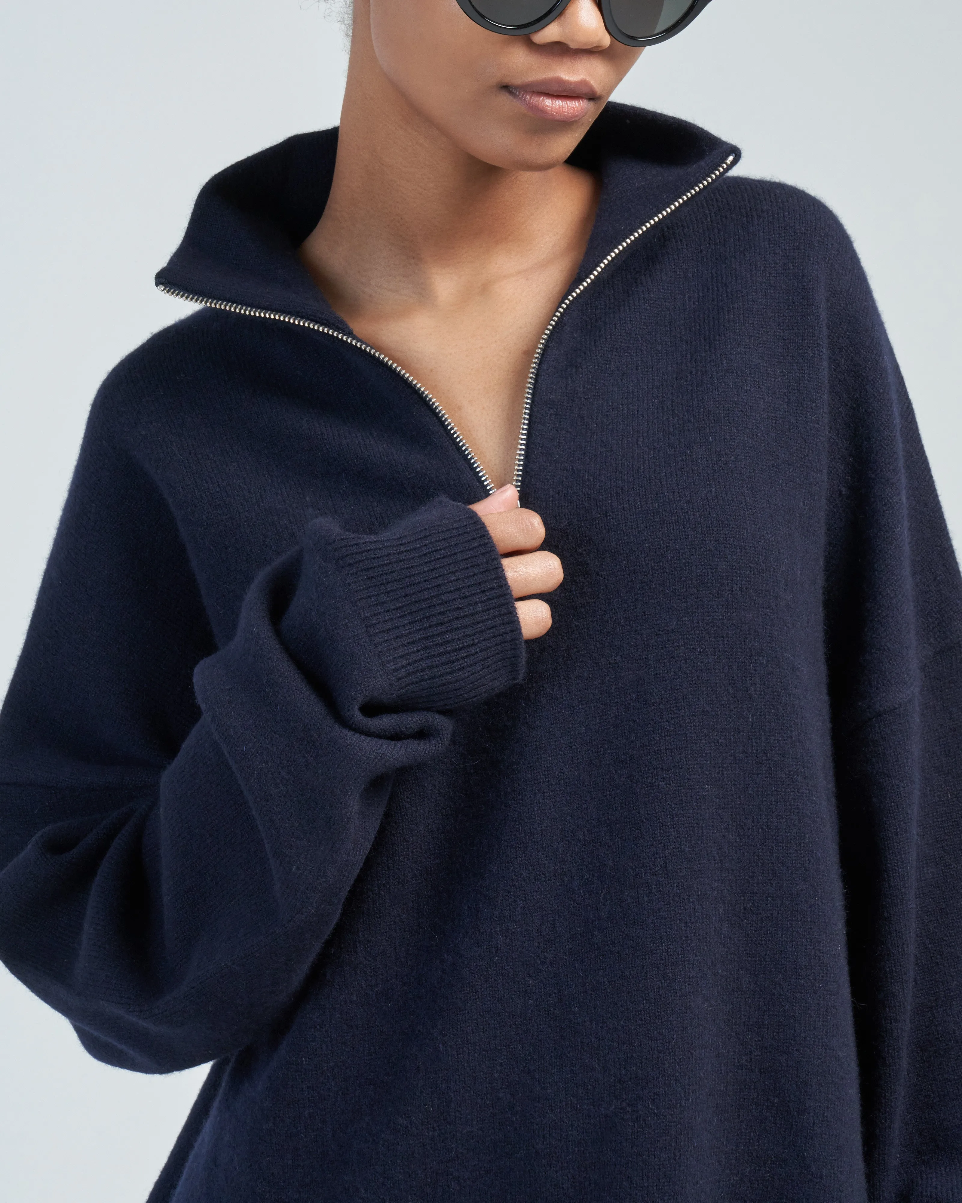 hike oversized quarter zip