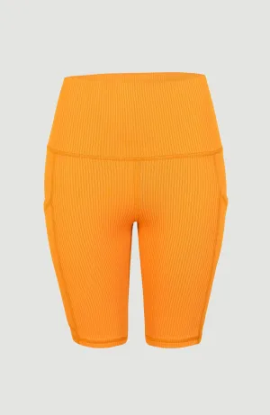 Hike Ribbed High Waist Shorts | Nugget
