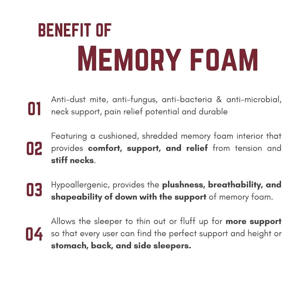 Hillcrest Sensation Memory Foam Pillow