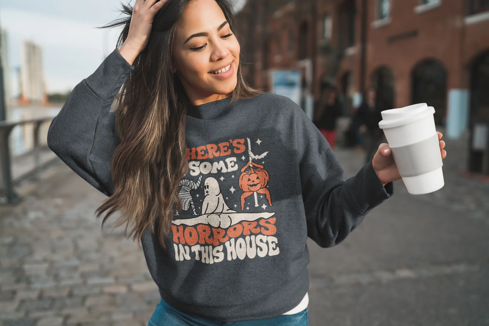 HORRORS IN THIS HOUSE CREWNECK SWEATSHIRT