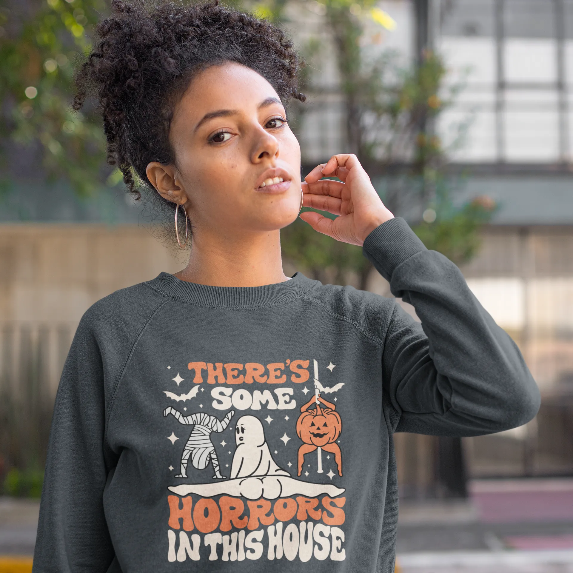 HORRORS IN THIS HOUSE CREWNECK SWEATSHIRT