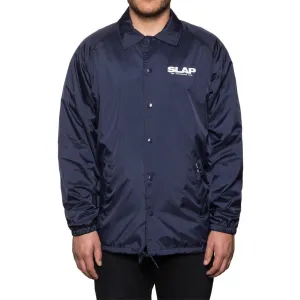 Huf x Slap Coaches Jacket Navy