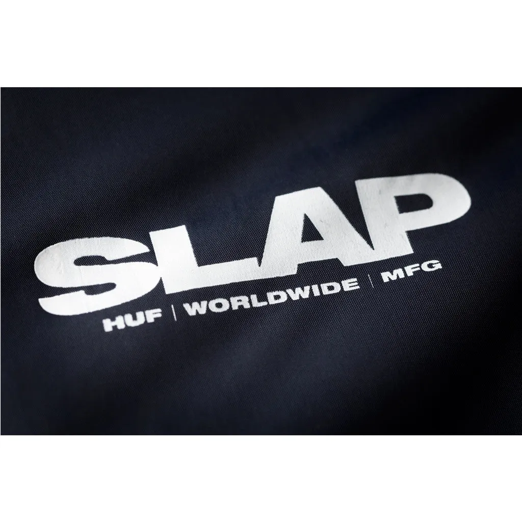 Huf x Slap Coaches Jacket Navy
