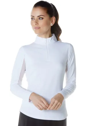 IBKUL Long Sleeve Mock Neck Top