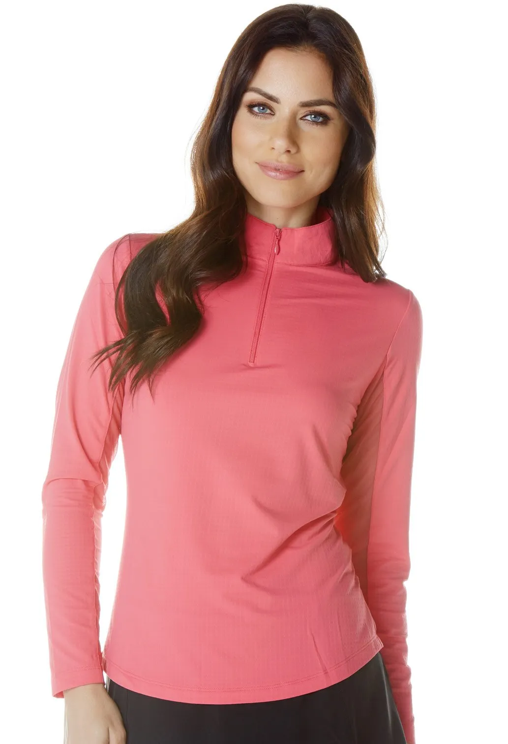 IBKUL Long Sleeve Mock Neck Top