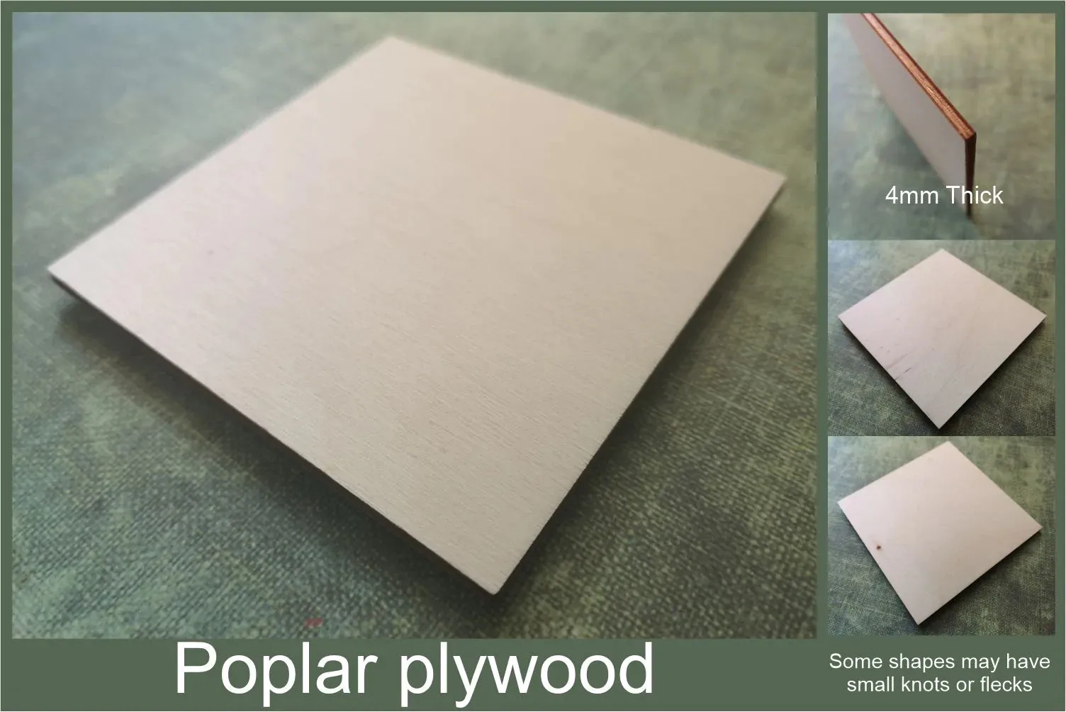 Ice-Skate wooden craft blank - plywood