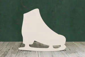 Ice-Skate wooden craft blank - plywood