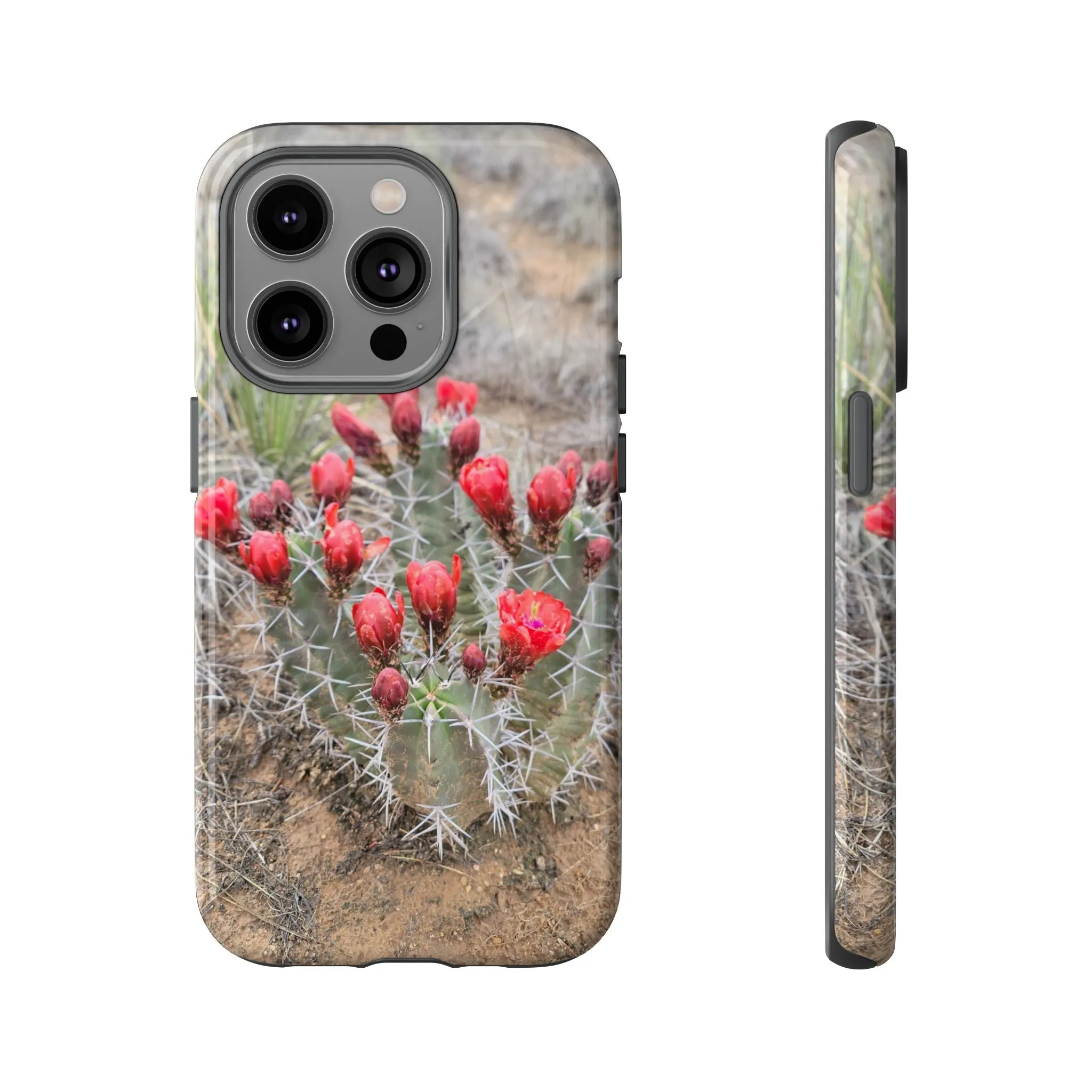 iPhone 8 - 16 Cactus Floral Tough Phone Case - Durable and Stylish Protection